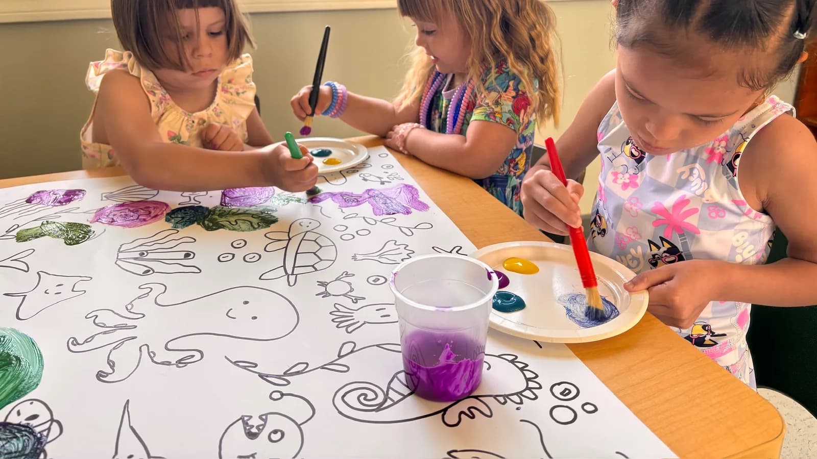 Children learning together
